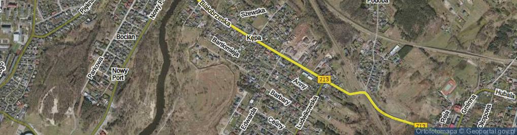 Zdjęcie satelitarne Bartłomieja ul.